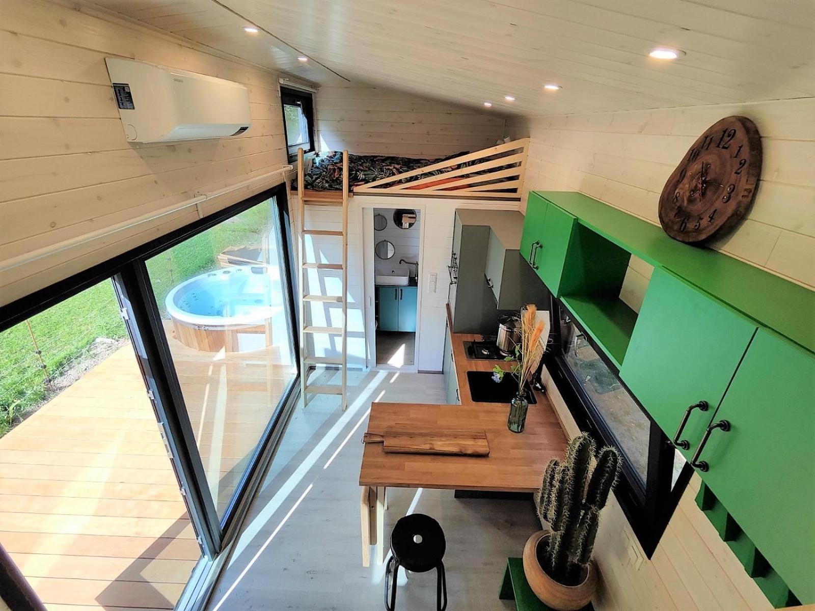 La Mini Maison Du Lama Libin Esterno foto