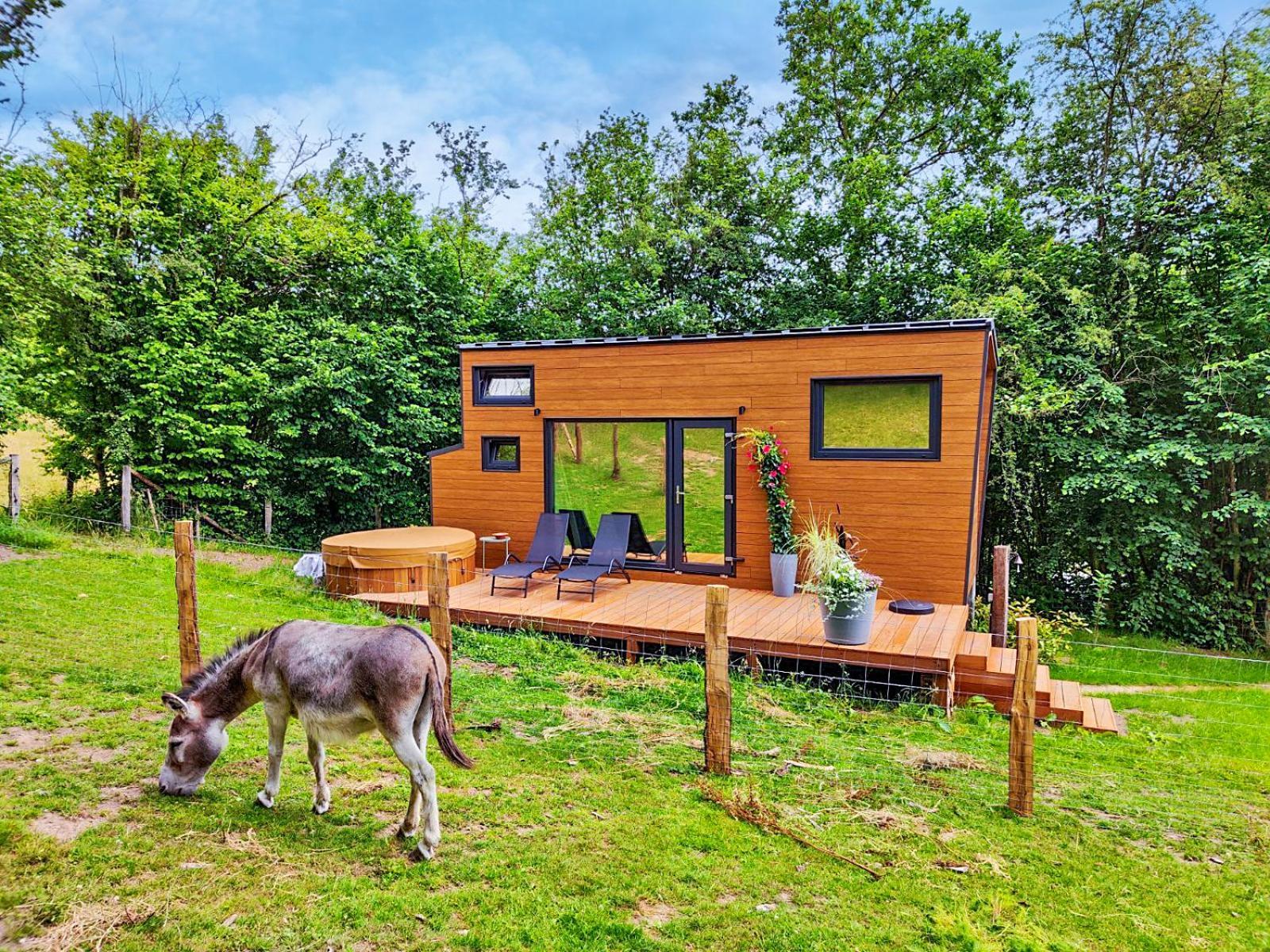 La Mini Maison Du Lama Libin Esterno foto